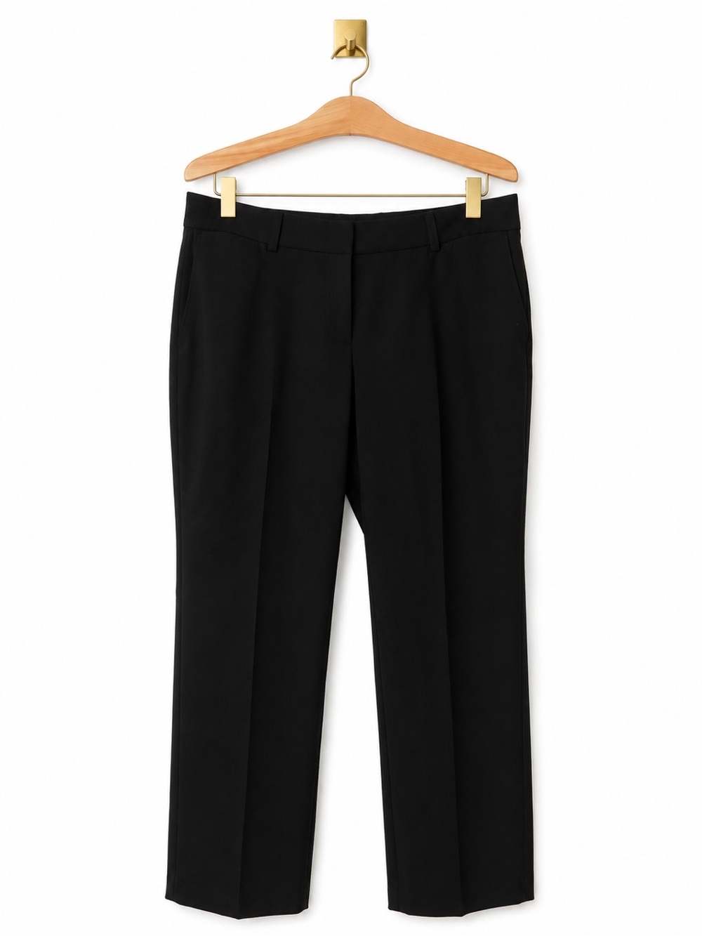 NWT Lane Bryant Black Straight-Leg Dress Trousers